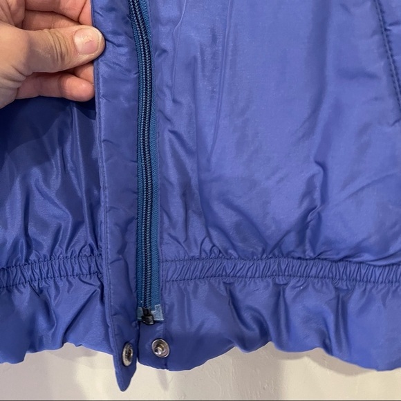 Vintage 90s Obermeyer Down Puffer Coat Ski Jacket Very Peri Ladies 12 - Picture 5 of 9